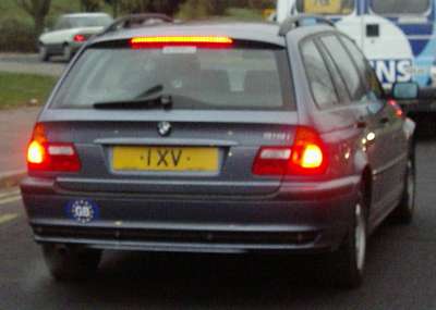 Number Plate 1 XV